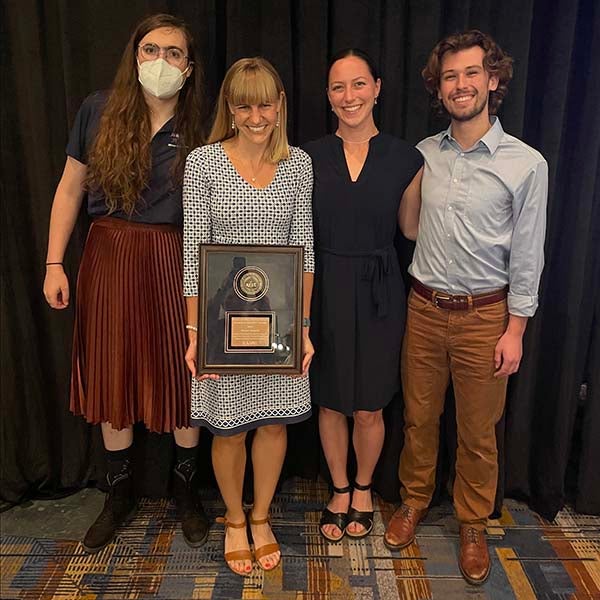 Siebach research group at AAPG Image awards ceremony